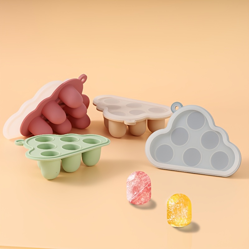 Baby Food Vegetables - 2 個/1 個ミニベビー果物野菜冷凍庫型蓋付き、フルーツフィーダー用シリコンフードトレイ、母乳歯が生える給餌トレイ
