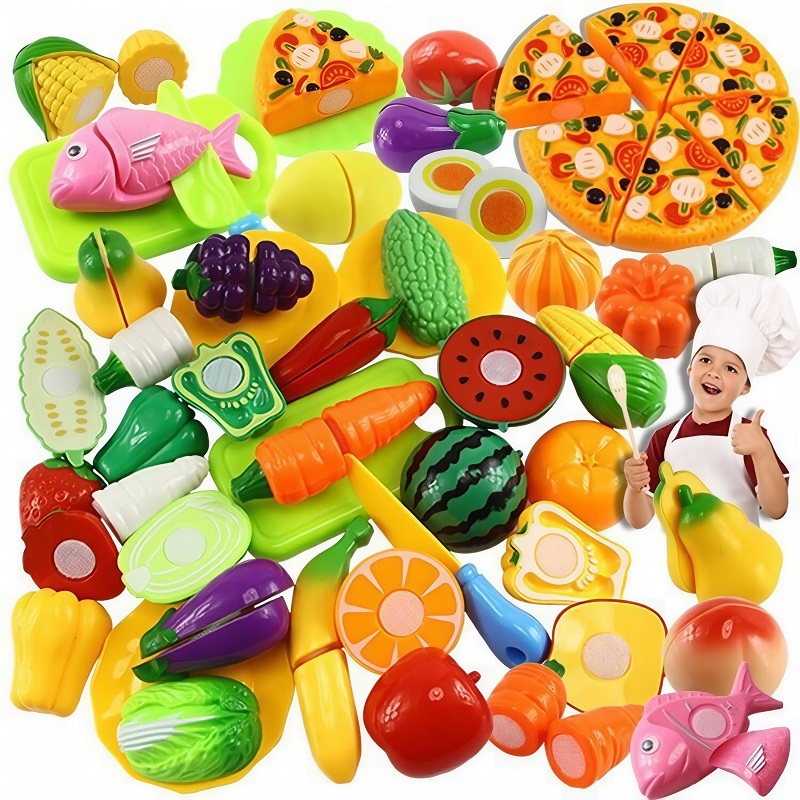 子供用プレイハウスおもちゃ、フルーツカットおもちゃ、キッチン - Baby Food Vegetables のレビューと価格