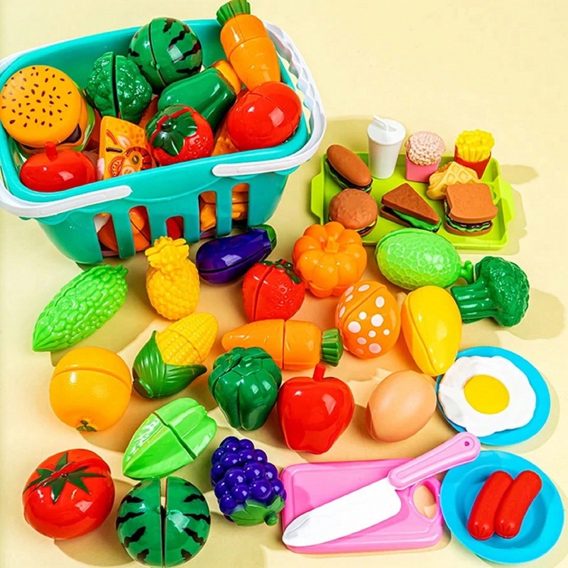 子供用プレイハウスおもちゃ、フルーツカットおもちゃ、キッチン - Baby Food Vegetables のレビューと価格