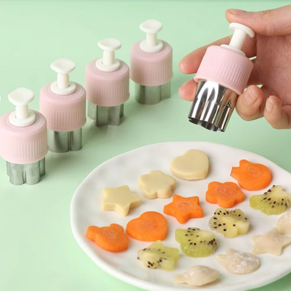 多目的ベビー補助食エンボス加工型、果物・野菜プレス、蝶々麺・ - Baby Food Vegetables のレビューと価格