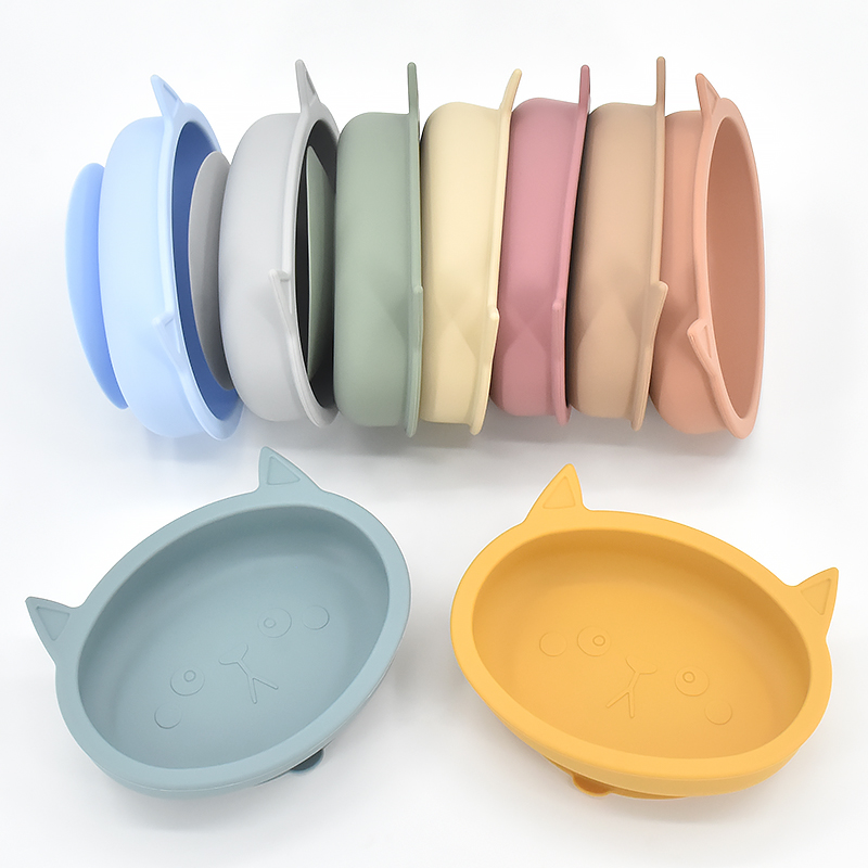 ベビーシリコーン給餌プレートシリコーン吸盤ボウル子供用防水吸 - Baby Food Jars With Lids のレビューと価格