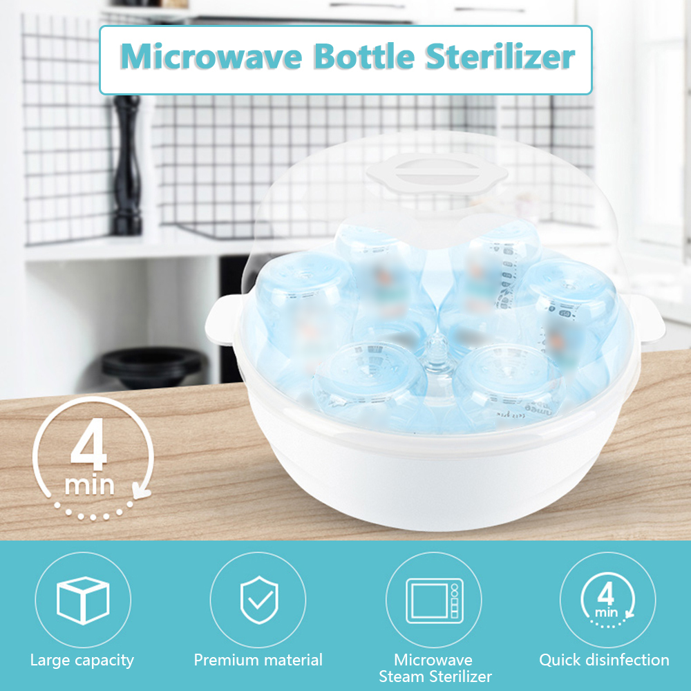 電子レンジボトル滅菌器,スチーム滅菌器,6つの哺乳瓶に適合, - Baby Food Warmer のレビューと価格