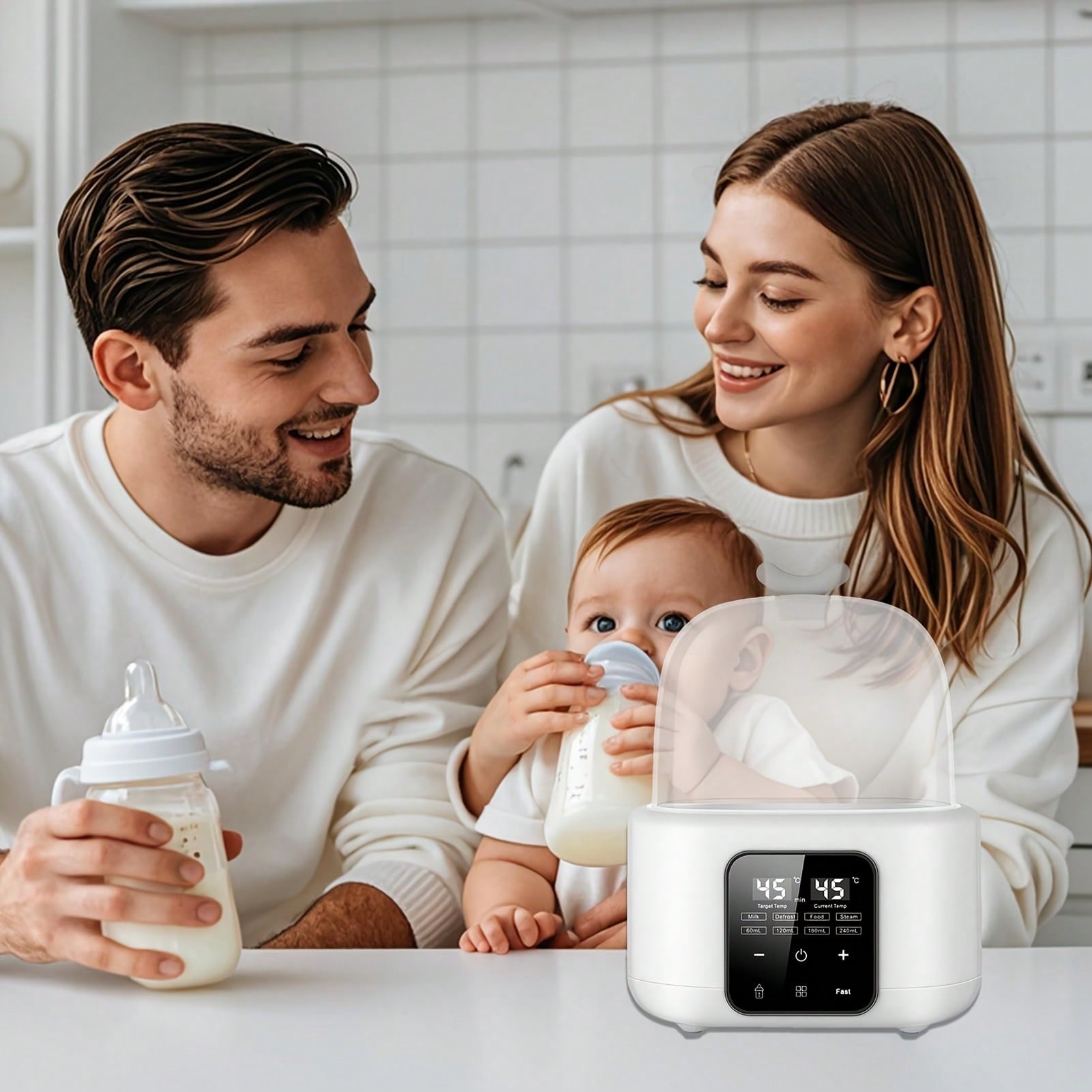 6-in-1 高速哺乳瓶ウォーマー - タイマー機能付き／温 - Baby Food Warmer のレビューと価格