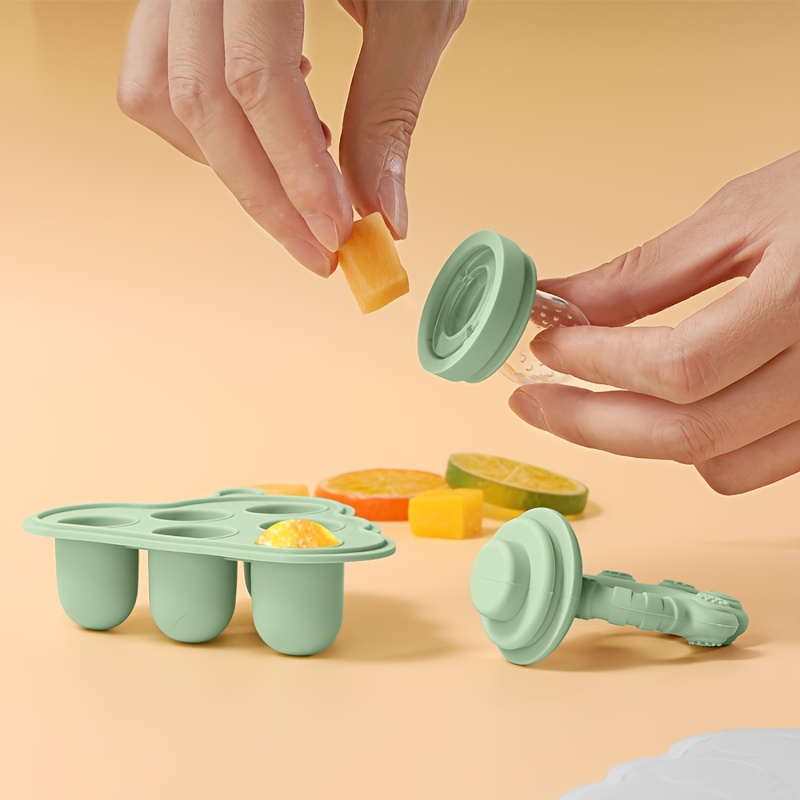 2 個/1 個ミニベビー果物野菜冷凍庫型蓋付き、フルーツフィ - Baby Food Vegetables のレビューと価格