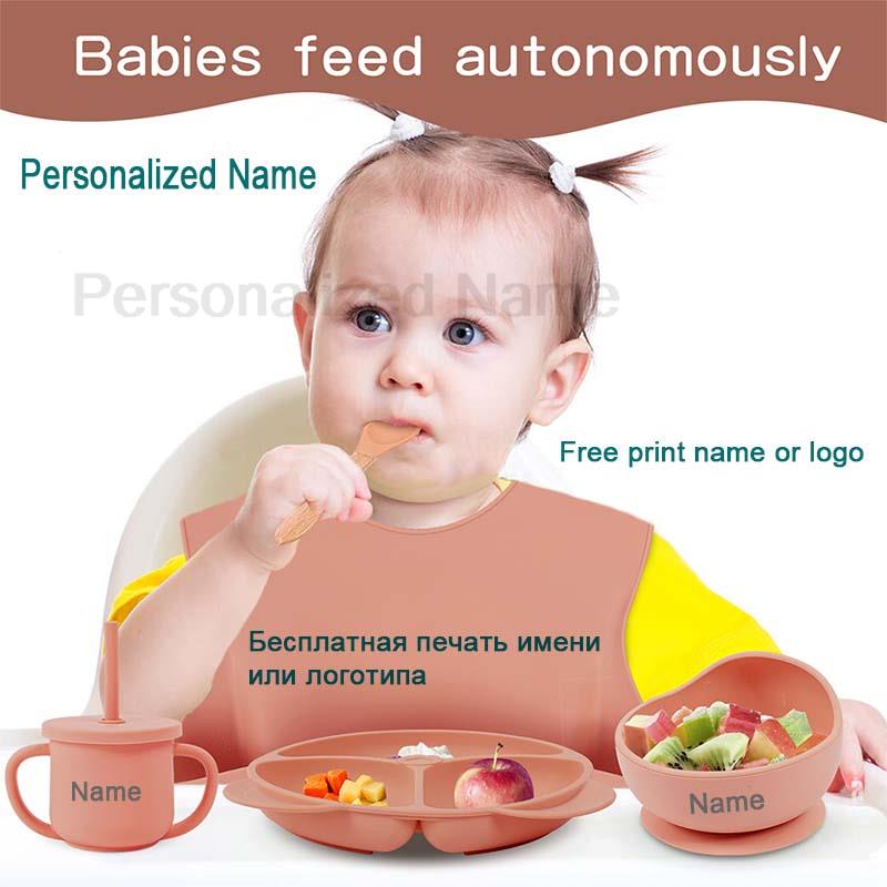 ベビー給餌プレートセット吸引ボウルシリコンプレート子供のため - Baby Food Menu のレビューと価格