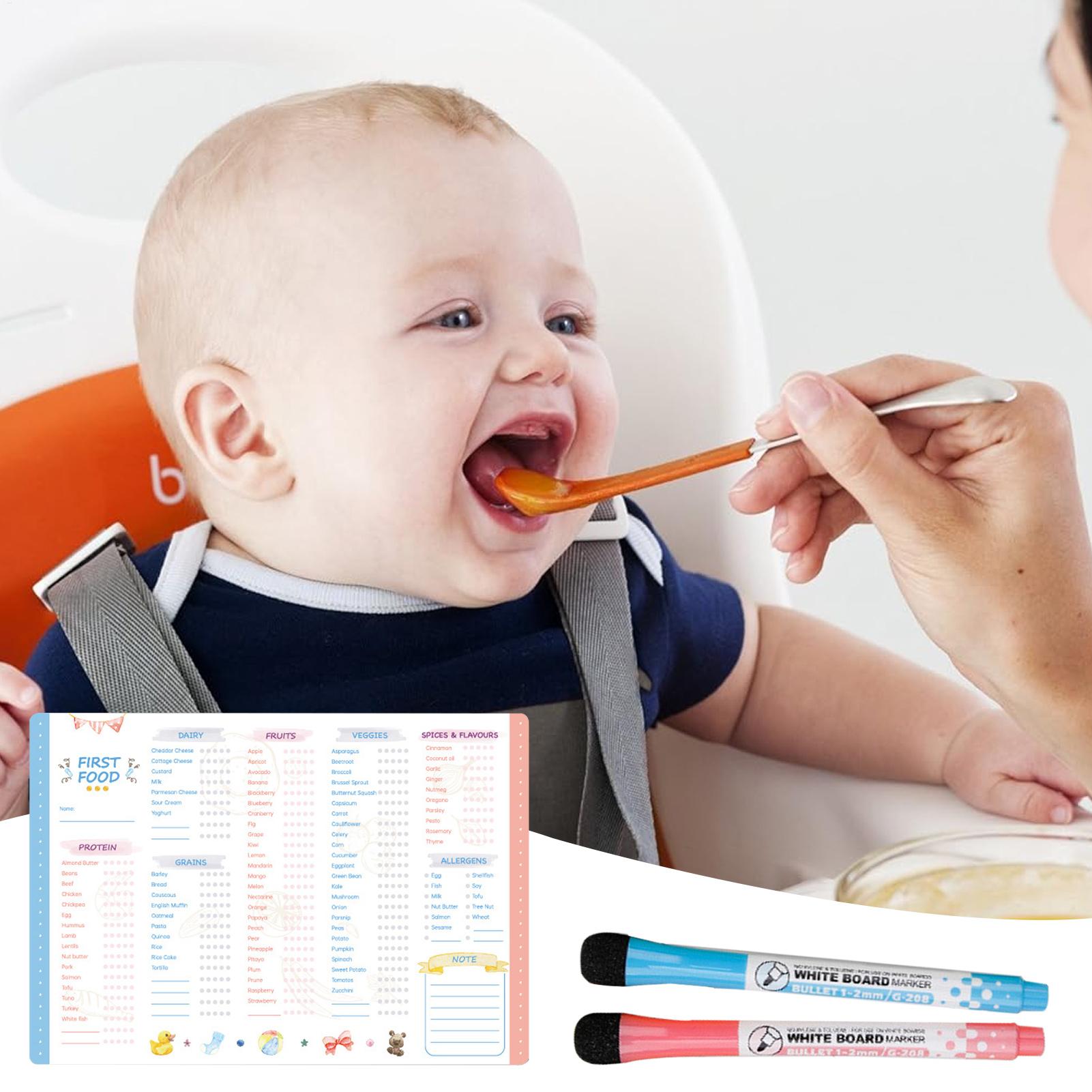 ベビーファーストフードチェックリスト 磁気で繰り返し使えるベ - Baby Food Menu のレビューと価格