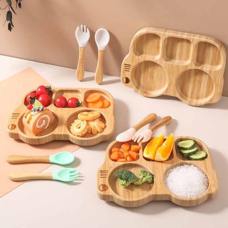 赤ちゃんと子供のためのシリコーンフォークスプーン,真空プレー - Baby Food Menu のレビューと価格