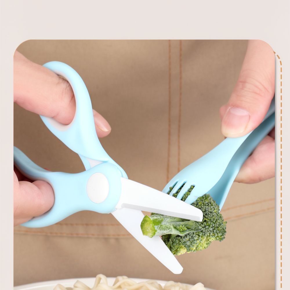 赤ちゃんや幼児向けの安全なセラミック製食品用ハサミ。持ち運び - Baby Food Scissors のレビューと価格