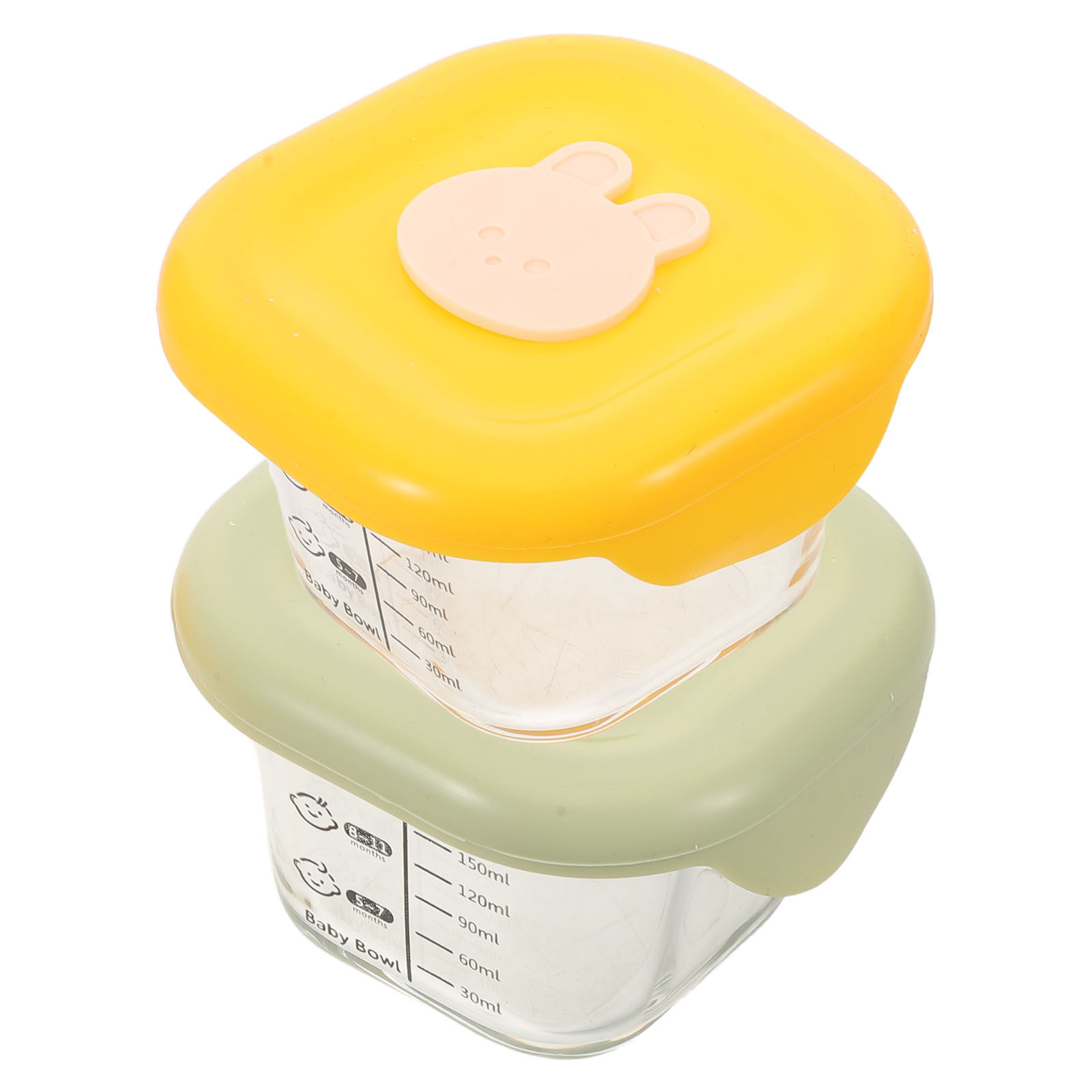 2個入り、赤ちゃん用食品保存容器、漏れ防止、再利用可能なプラ - Baby Food Jars With Lids のレビューと価格