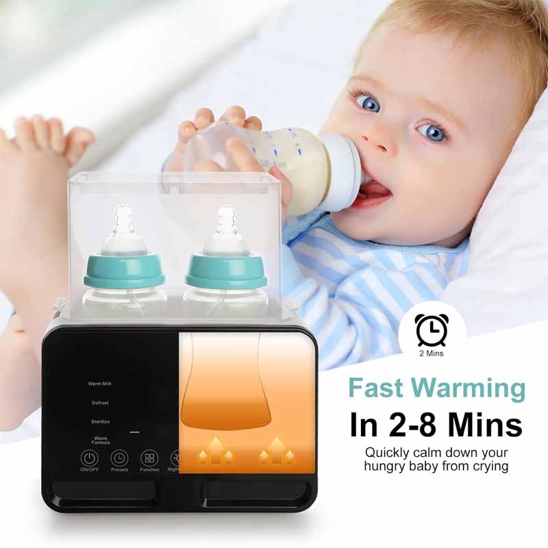 哺乳瓶ウォーマー滅菌器多機能高速ミルクボトルウォーマータイマ - Baby Food Warmer のレビューと価格