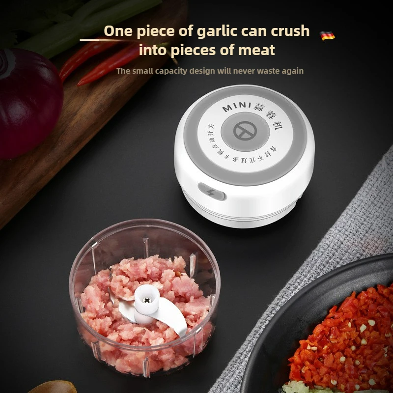 電動ミニガーリックチョッパー 100/250ML USB接続 - Baby Food Vegetables のレビューと価格
