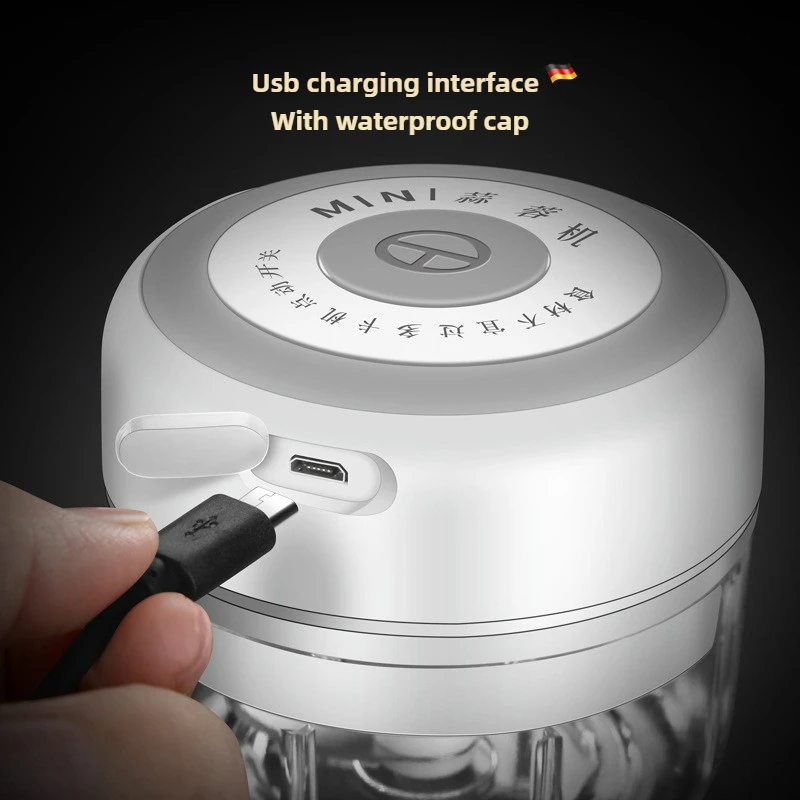 電動ミニガーリックチョッパー 100/250ML USB接続 - Baby Food Vegetables のレビューと価格