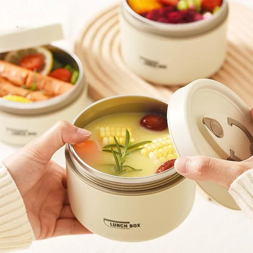 3個セット 保温ランチボックス 304ステンレス鋼 食品グレ - Baby Food Warmer のレビューと価格