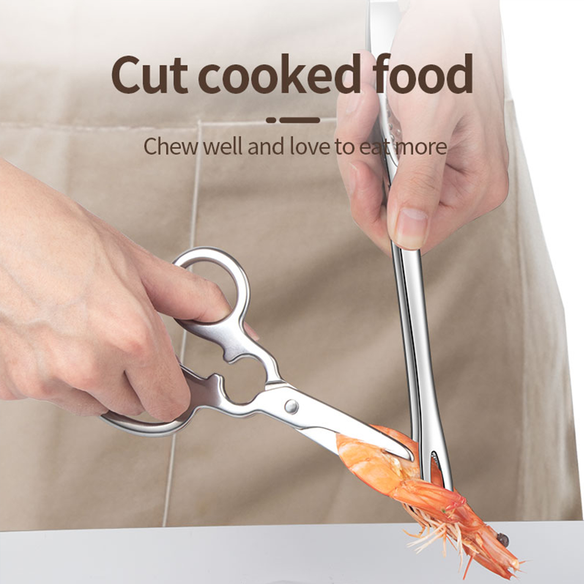 オールスチール製で、分解可能、お手入れも簡単な食品用ハサミ。 - Baby Food Scissors のレビューと価格