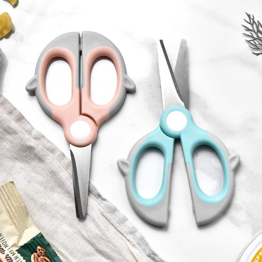 補助用食品はさみ、食品はさみ、野菜はさみ、肉はさみ、エビはさ - Baby Food Scissors のレビューと価格